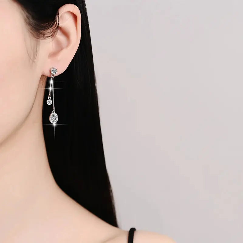 Dangle Earrings Diamond