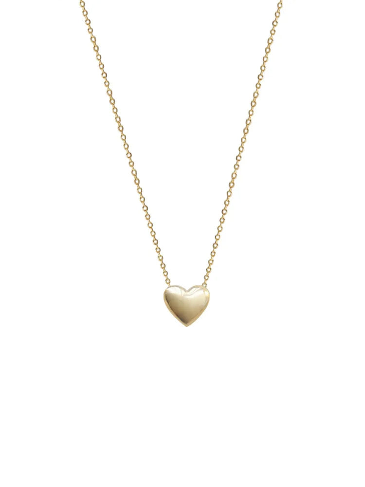 Solid Silver Heart Necklace