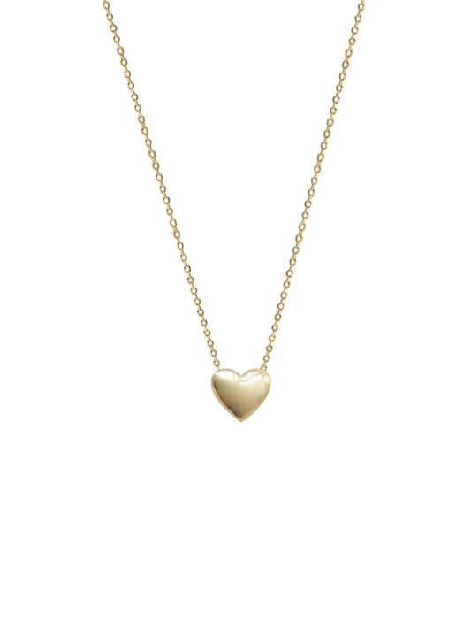 Solid Silver Heart Necklace