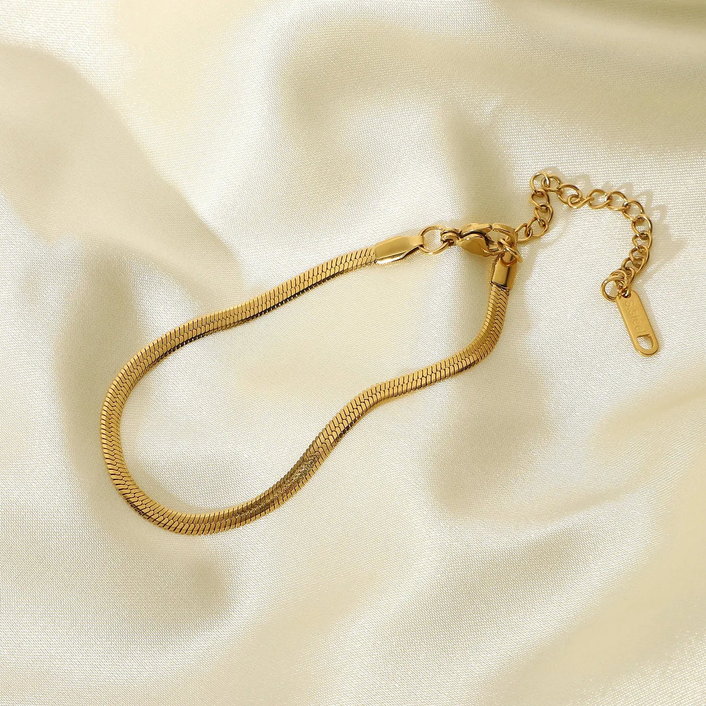 3mm Snake Chain Bracelet